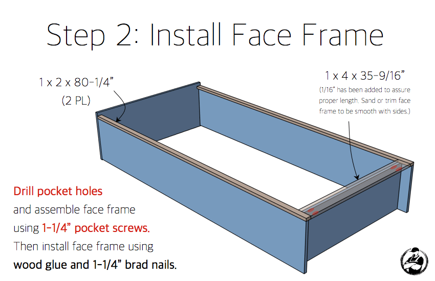 DIY Industrial Bookcase Plans - Step 2