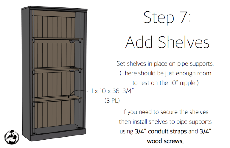 Industrial Bookcase Plans Download