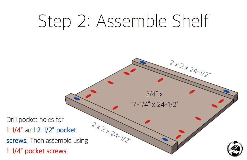 Simpson DIY Nightstand Plans - Step 2