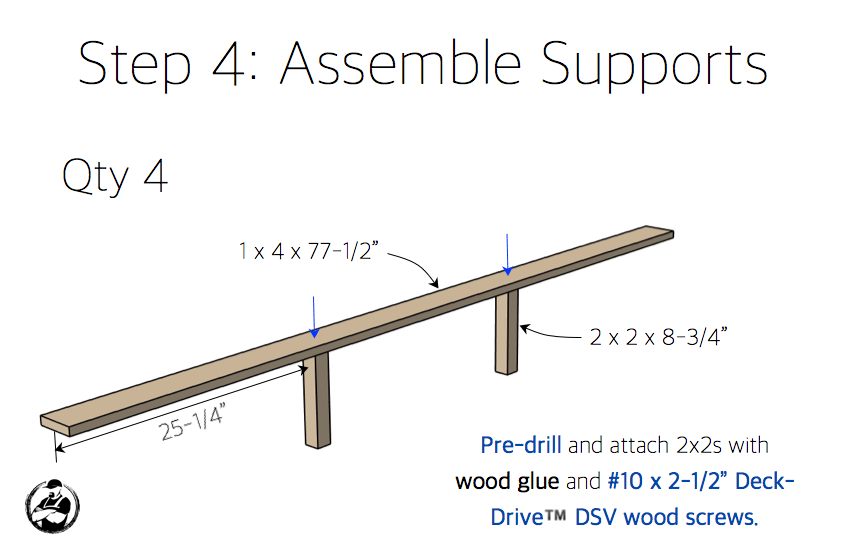 DIY Canopy Bed Plans - Step 4