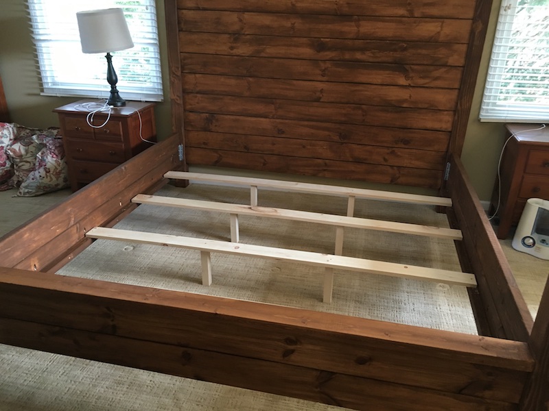 Featured image of post Diy Wood Bed Frame King : This diy bed frame is so simple and easy.