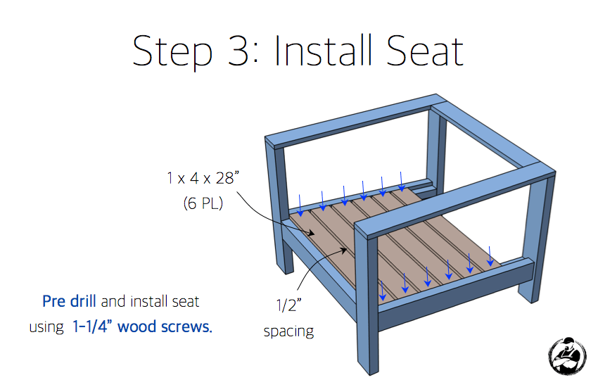 DIY Outdoor Lounge Chair Plans - Step 3