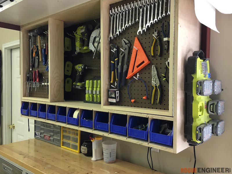 Tool rack online wall