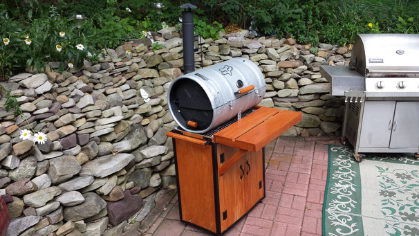 Beer Keg Grill