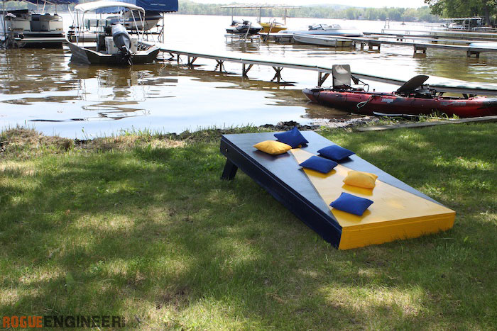 DIY Cornhole Board Plans - Rogue Engineer 1