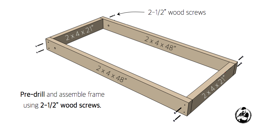 DIY Cornhole Board Plans - Step 2