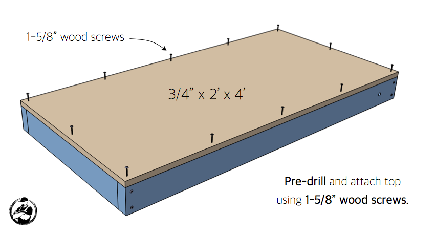 DIY Cornhole Board Plans - Step 3