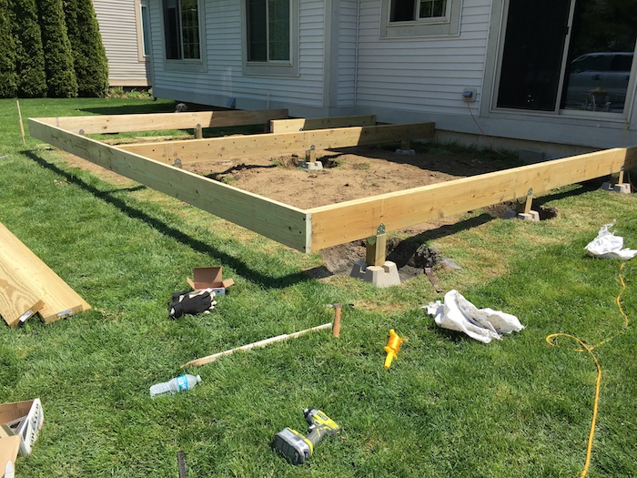 How To Build A Floating Deck Rogue, How To Build A Simple Patio