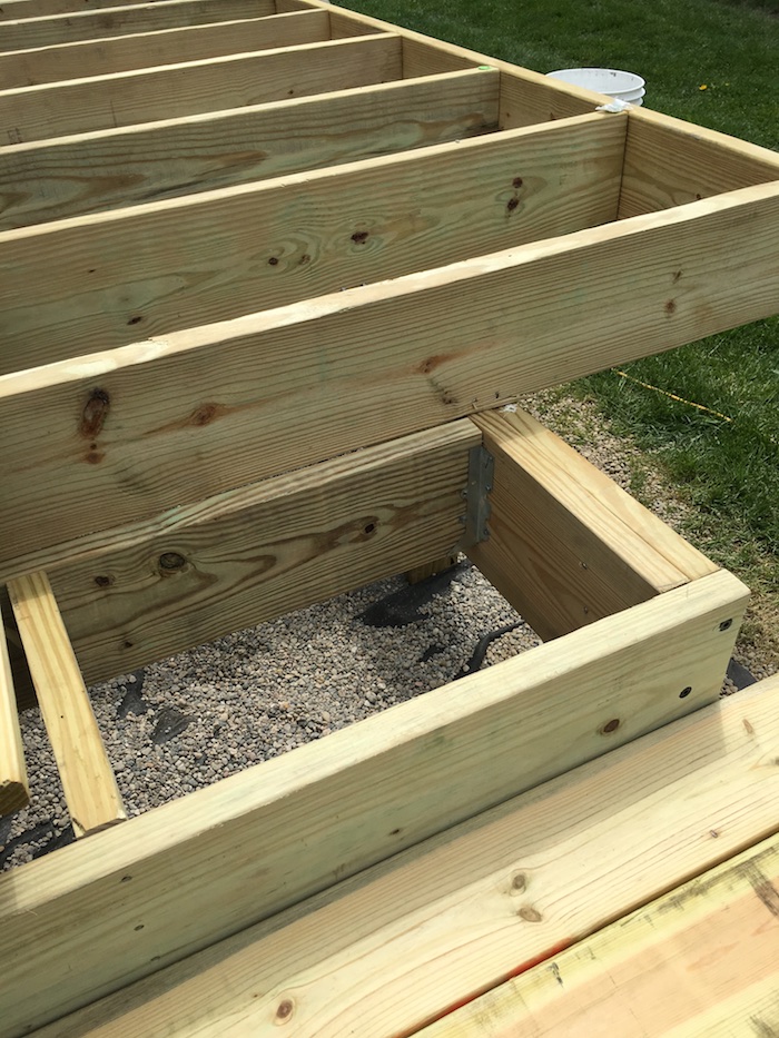 floating foundation deck blocks