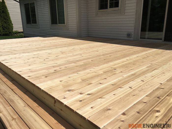 DIY Floating Deck Plans - Rogue Engineer 20