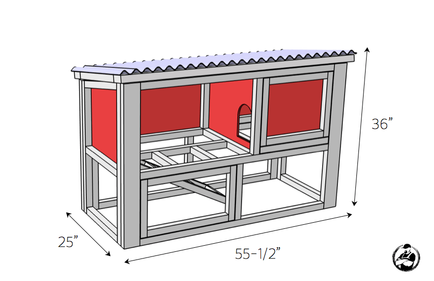 rabbit cage measurements