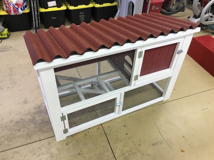 Easy diy rabbit outlet hutch