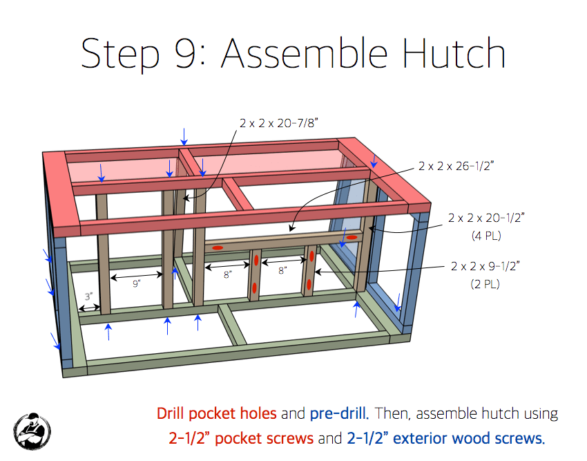 Easy rabbit hutch outlet plans