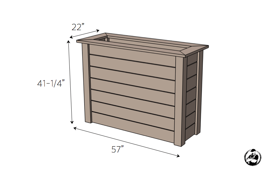 DIY Raised Planter Plans - Dimensions