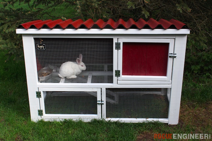 DIY Rabbit Hutch Plans - Free \u0026 Easy 