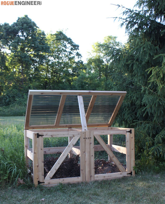 25 Best Easy DIY Compost Bin Ideas & Plans - A Piece Of Rainbow