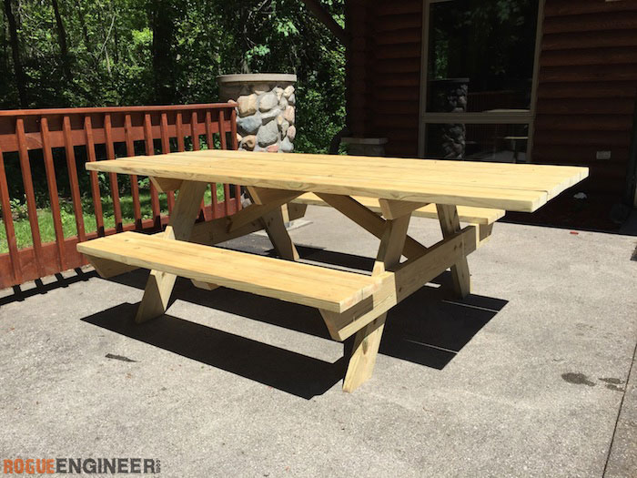 Wheelchair Accessible Picnic Table » Rogue Engineer