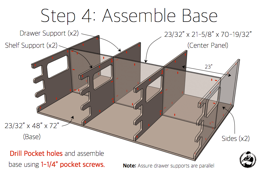 Ultimate DIY Workstation Plans - Step 4