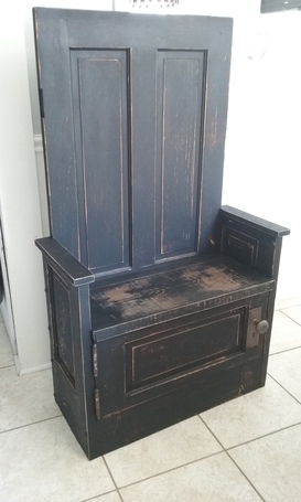 Old door bench