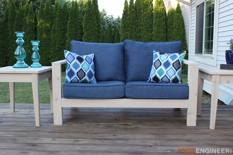 patio loveseat diy