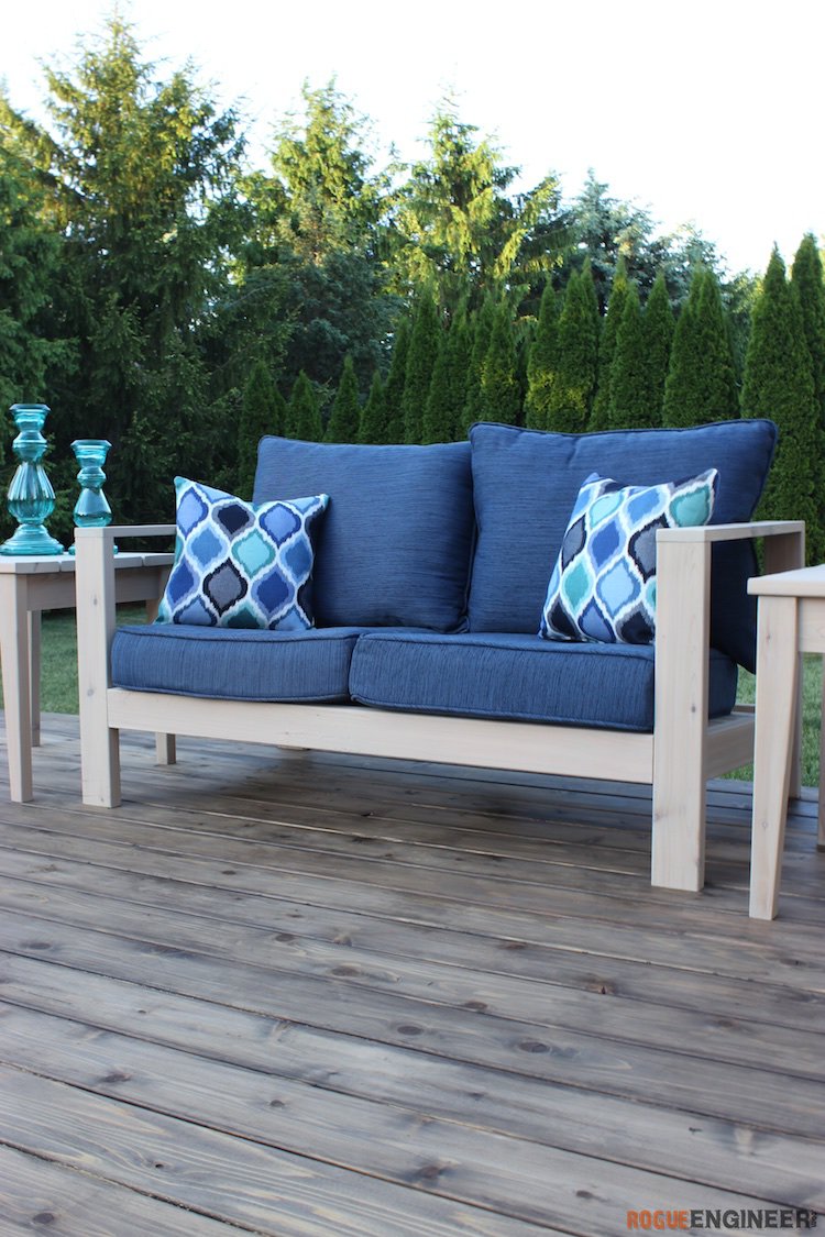 diy patio love seat