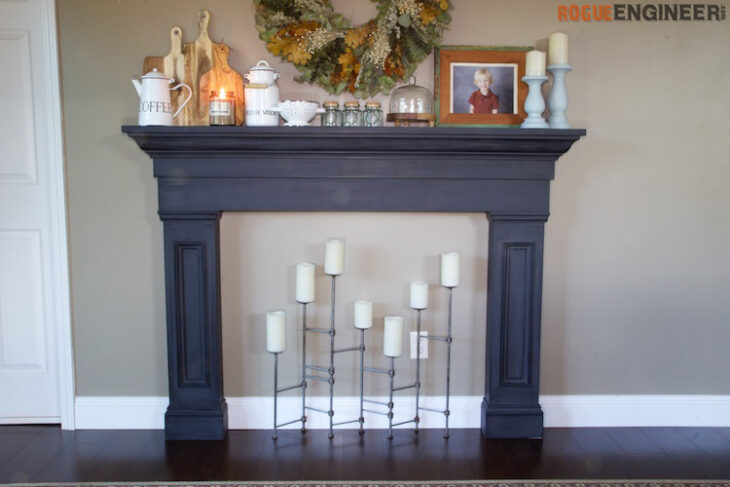 Faux Fireplace Mantel Surround Rogue Engineer