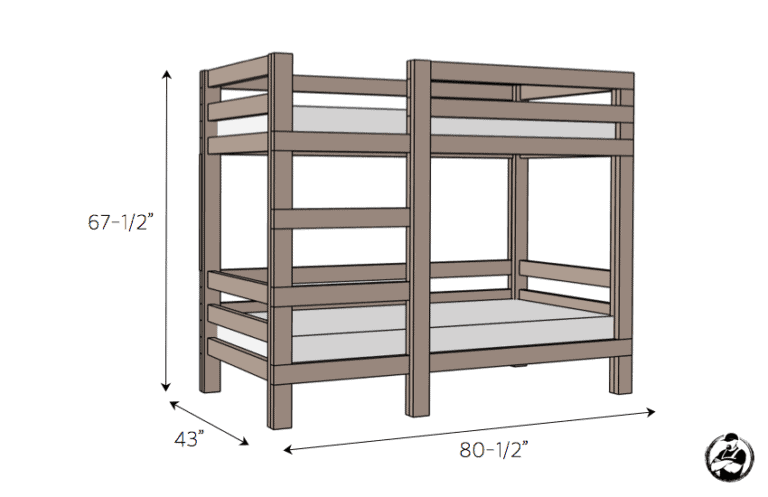 2×4 Bunk Bed