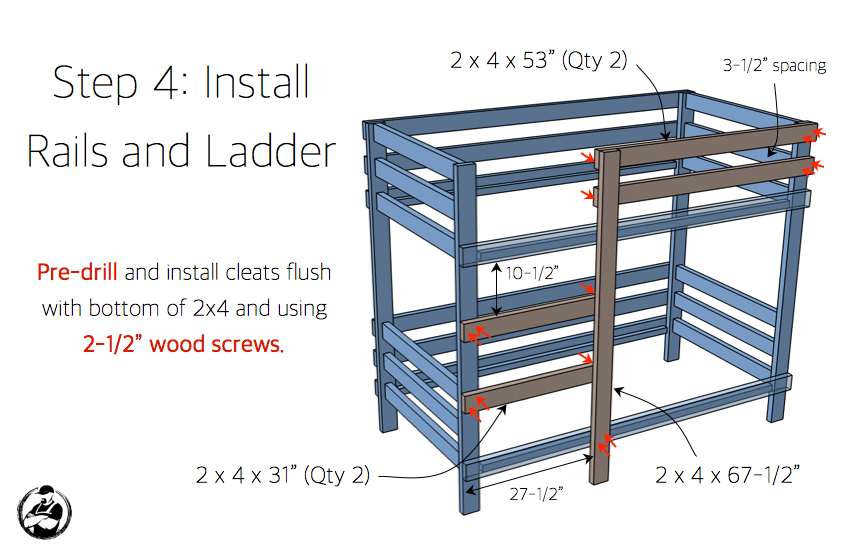 2x4 Bunk Bed » Rogue Engineer