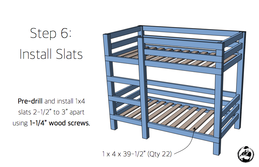 2x4 loft best sale bed