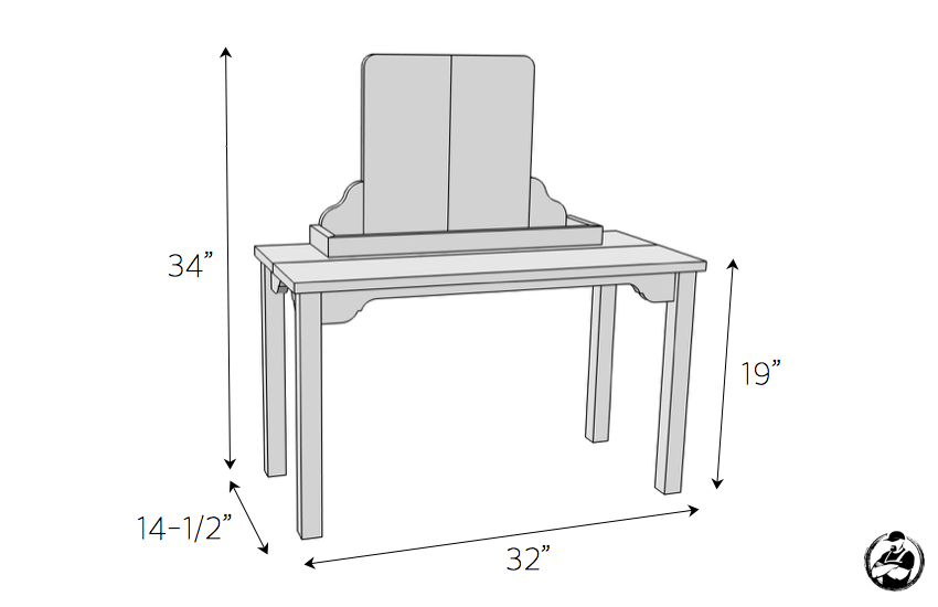 makeup tables for kids