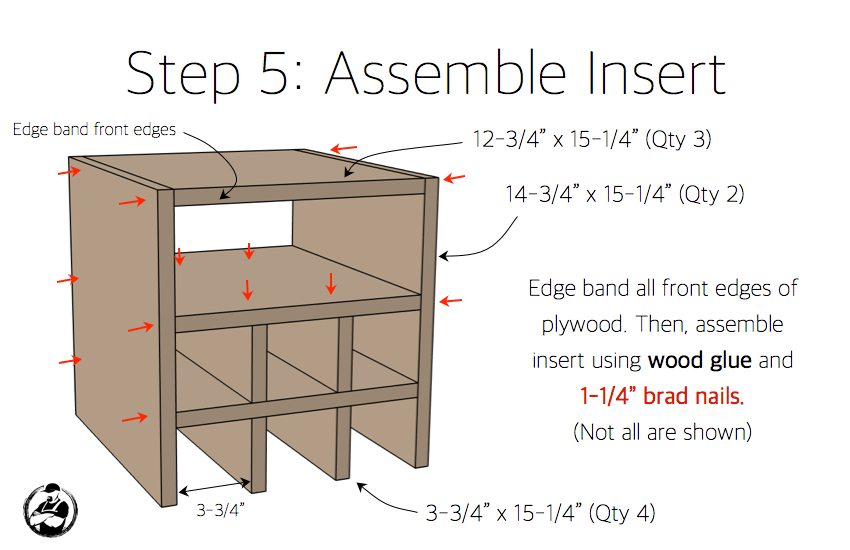 DIY Bar Cabinet Plans - Step 5