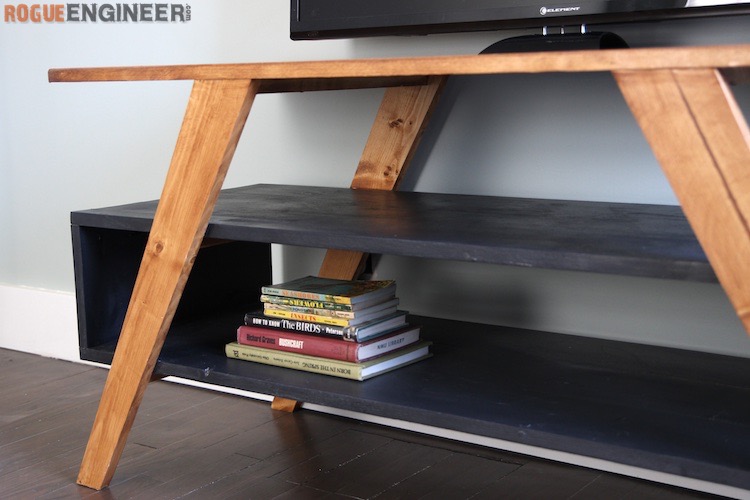 Mid Century Modern Media Console » Rogue Engineer