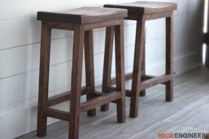 Counter Height Bar Stool Rogue Engineer, Diy Wooden Bar Stools With Back