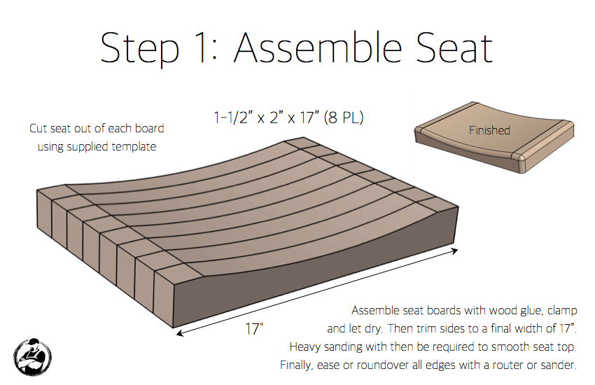 DIY Bar Stool Plans - Step 1