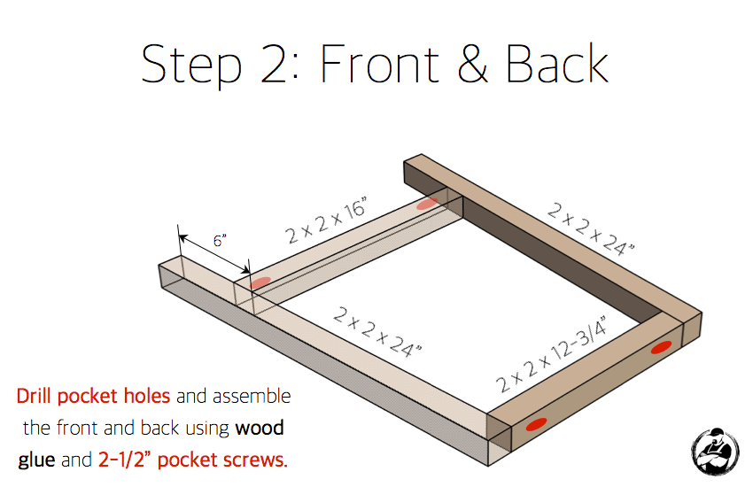 DIY Bar Stool Plans - Step 2