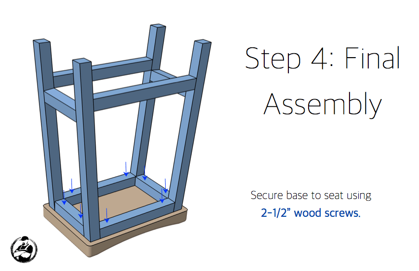 DIY Bar Stool Plans - Step 4