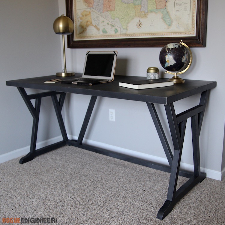 DIY Truss Desk Plans - Rogue Engineer 5