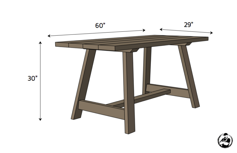 Double Angle Dining Table » Rogue Engineer