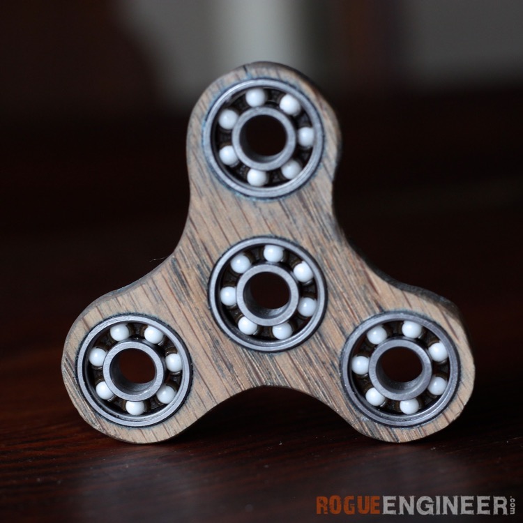 Wooden on sale spinner fidget