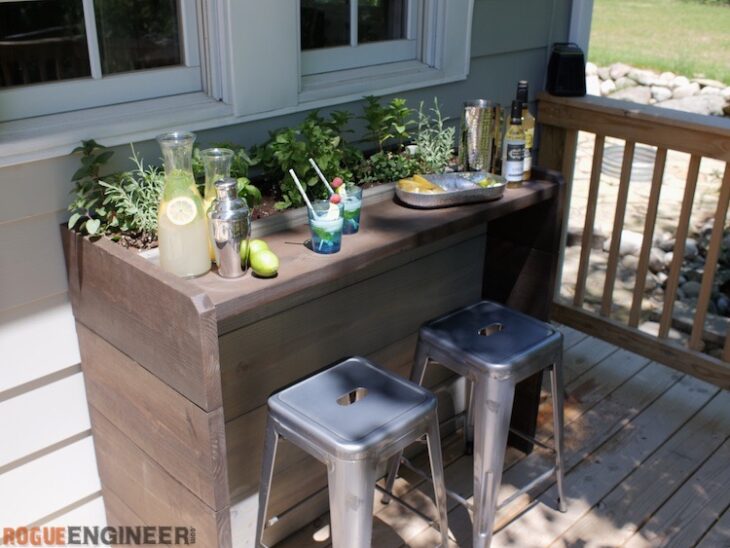 Cocktail Garden Bar Plans