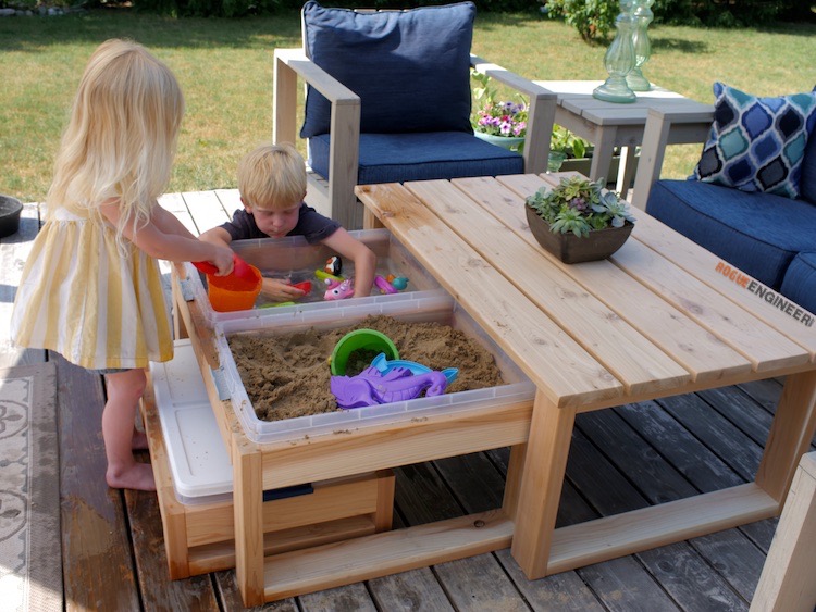 Kids activity cheap table diy