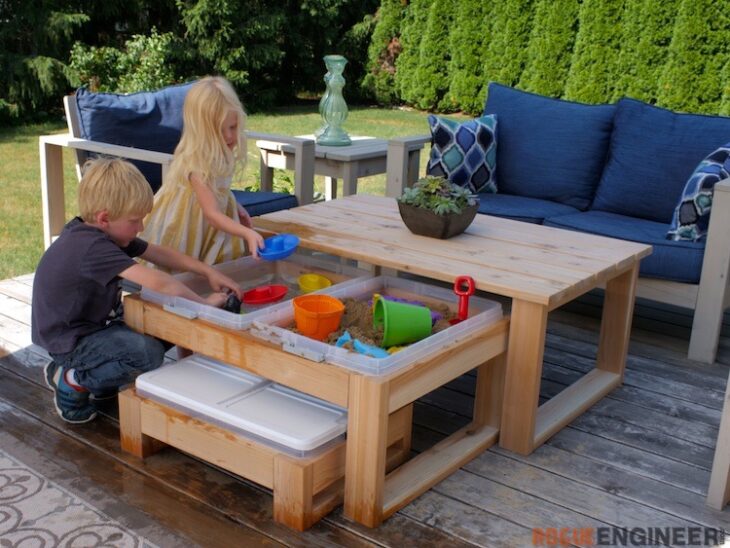 diy sand and water table
