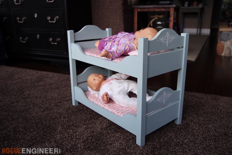 18in Doll Bunk Beds Rogue Engineer, Diy Barbie Bunk Bed
