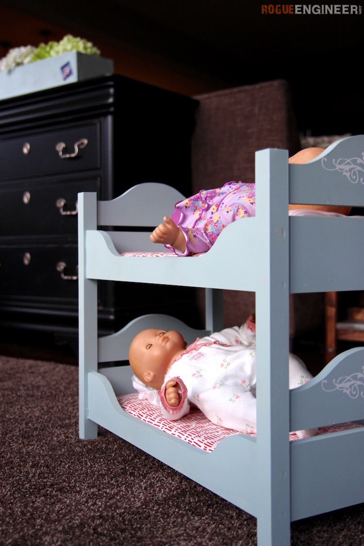 doll double bunk bed