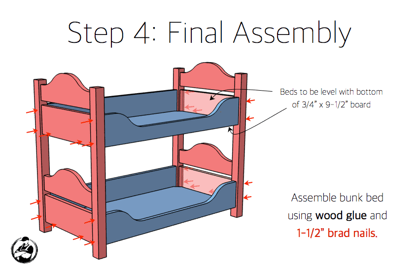 18in Doll Bunk Beds » Rogue Engineer