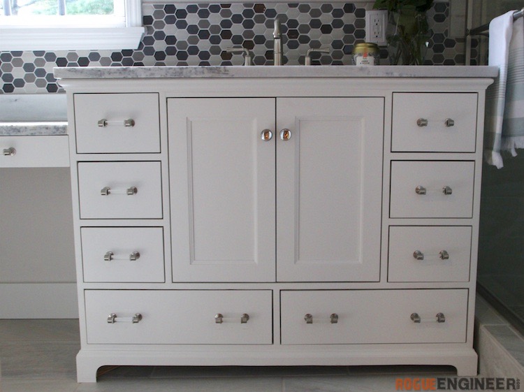 DIY Bathroom Vanity  Whitney Baldwin Home