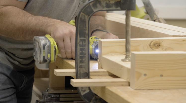 DIY Bar Top Console Table Plans Step 1