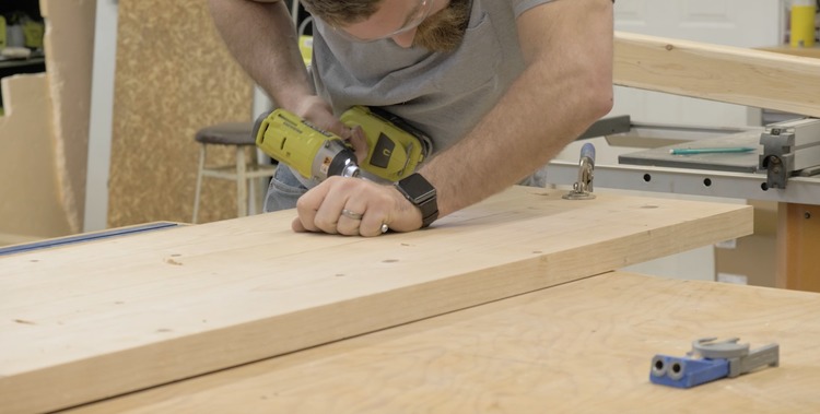 DIY Bar Top Console Table Plans Step 6