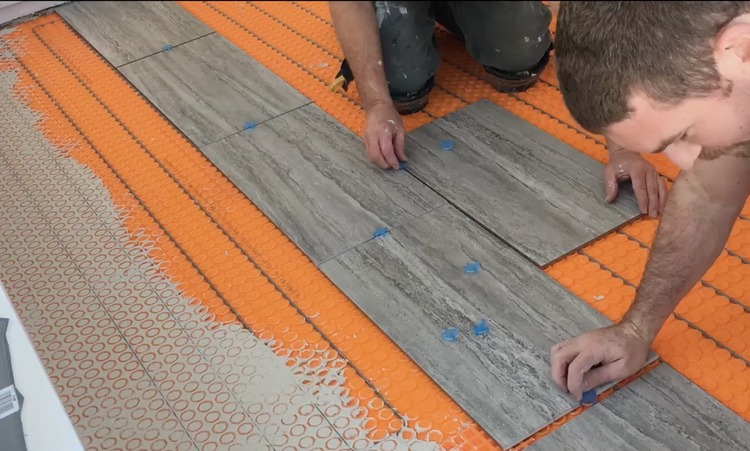 DIY Heated Tile Floor Tutorial 6