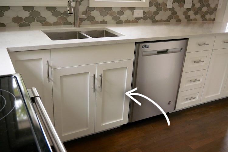 2 door 1 false front SINK base cabinet